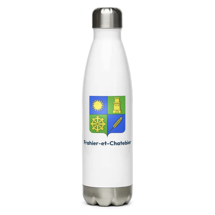 Gourde inox blason de Frahier-et-Chatebier
