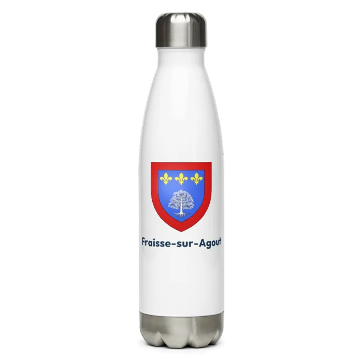 Gourde inox blason de Fraisse-sur-Agout