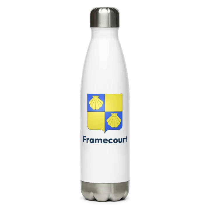 Gourde inox — blason de Framecourt