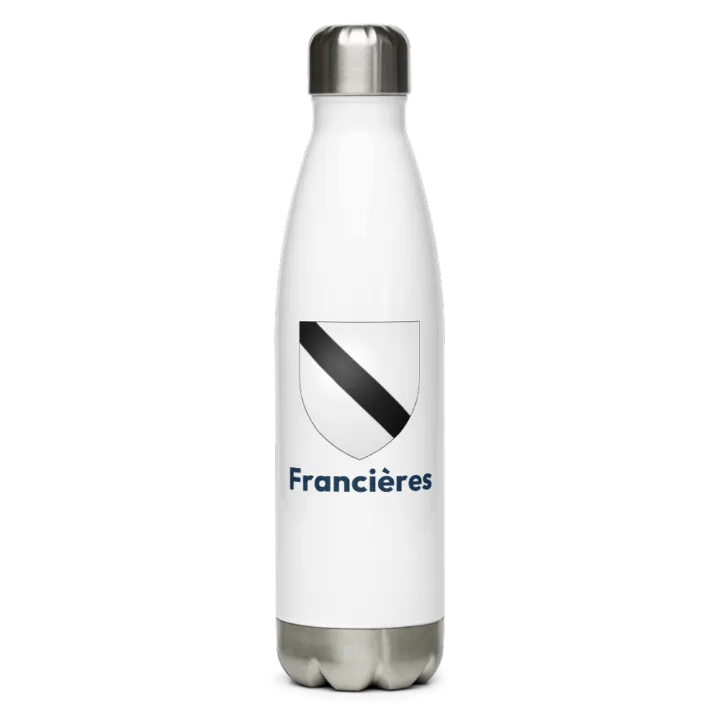 Gourde inox blason de Francières