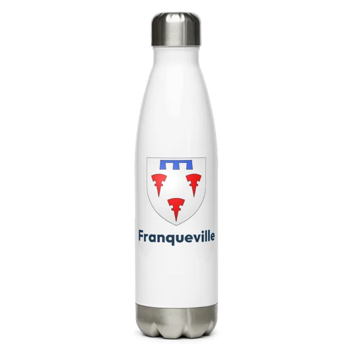 Gourde inox blason de Franqueville