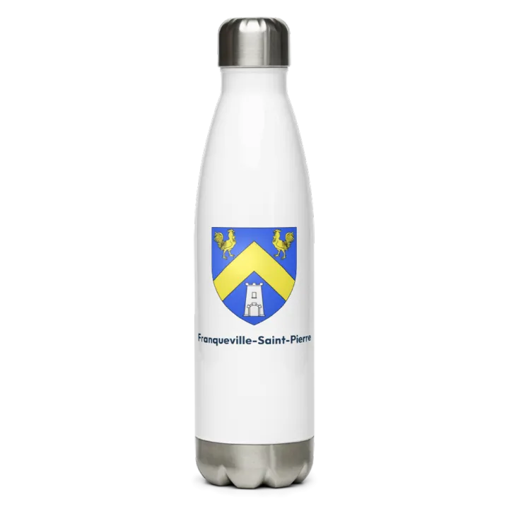Gourde inox blason de Franqueville-Saint-Pierre