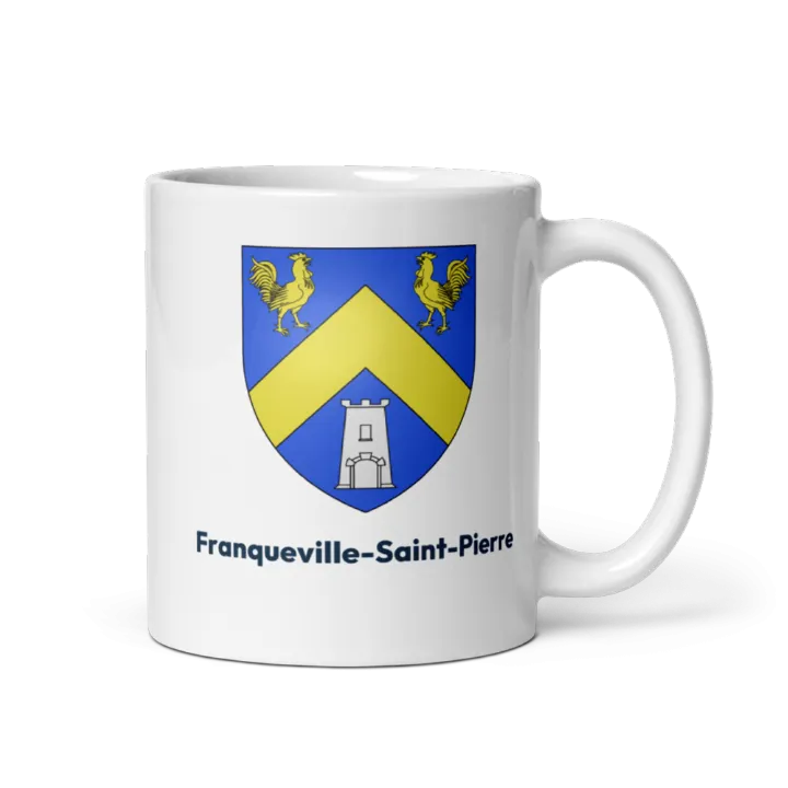 Mug blason de Franqueville-Saint-Pierre