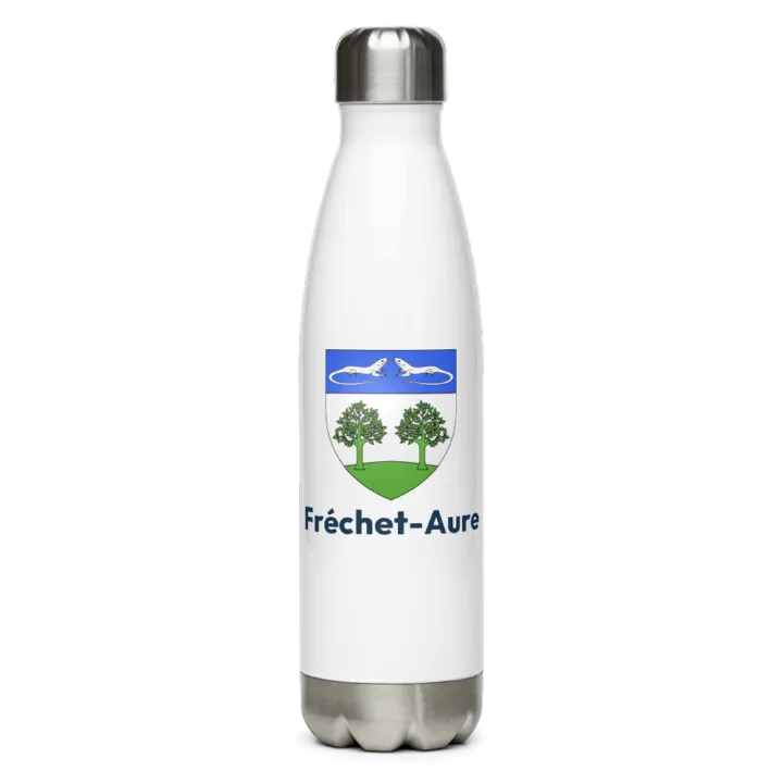 Gourde inox blason de Fréchet-Aure