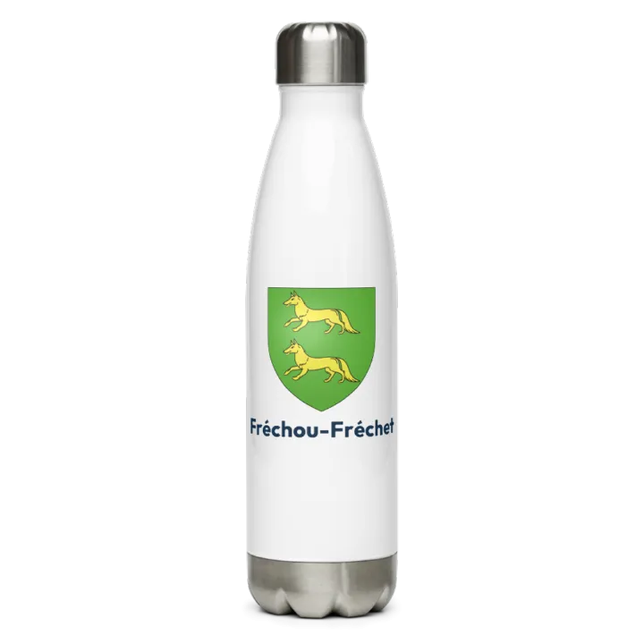 Gourde inox blason de Fréchou-Fréchet