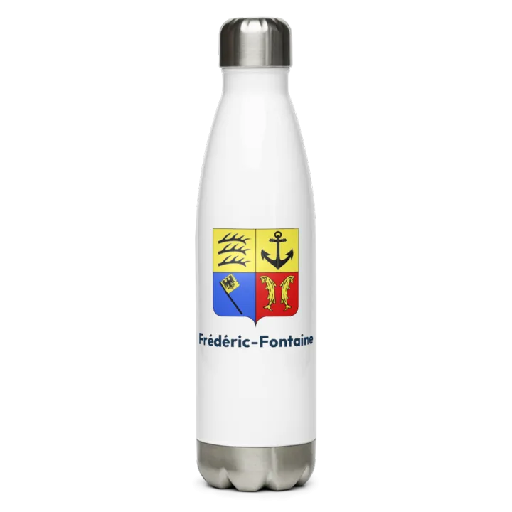 Gourde inox — blason de Frédéric-Fontaine