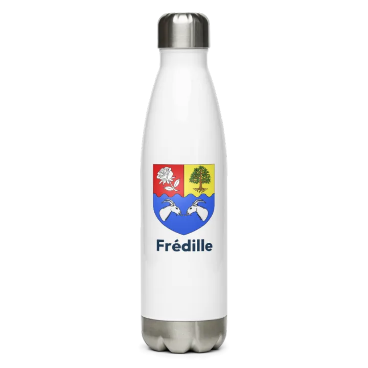 Gourde inox blason de Frédille