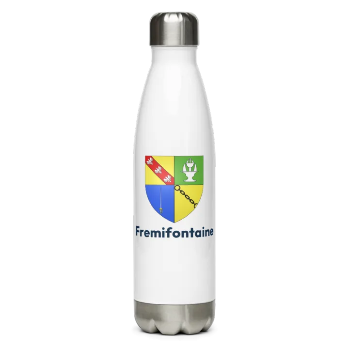 Gourde inox blason de Fremifontaine