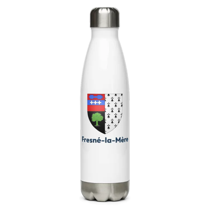 Gourde inox blason de Fresné-la-Mère