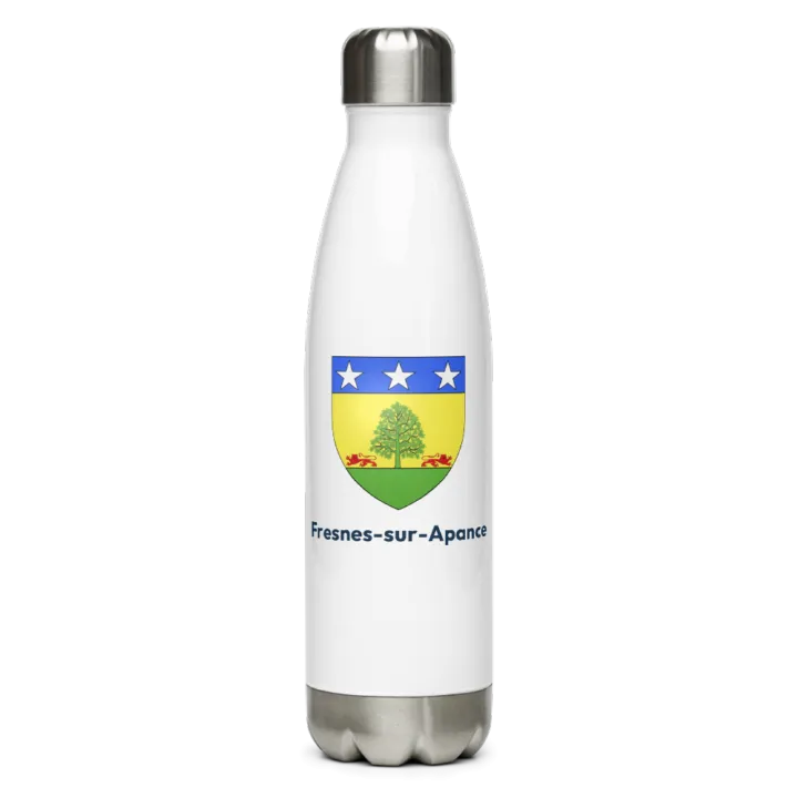 Gourde inox blason de Fresnes-sur-Apance
