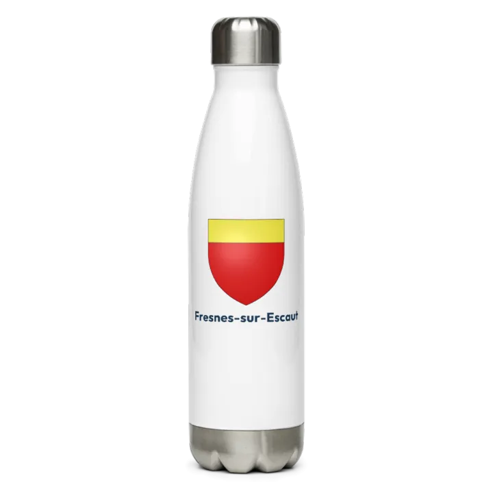Gourde inox — blason de Fresnes-sur-Escaut
