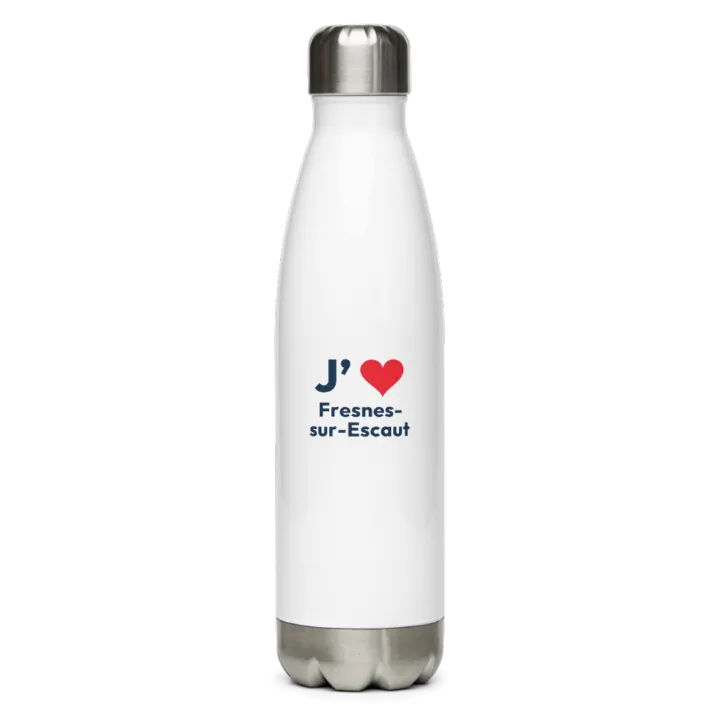 Gourde inox « J’❤ Fresnes-sur-Escaut »