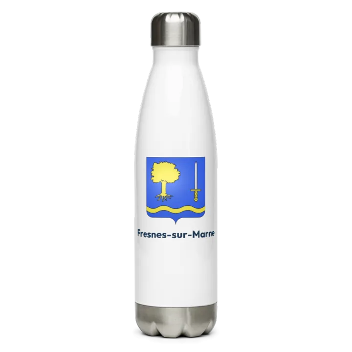 Gourde inox blason de Fresnes-sur-Marne