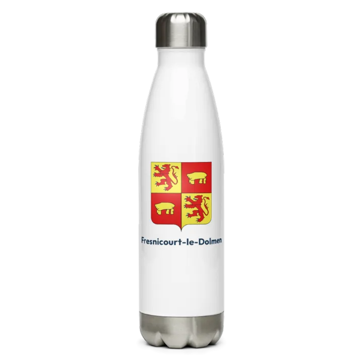 Gourde inox blason de Fresnicourt-le-Dolmen