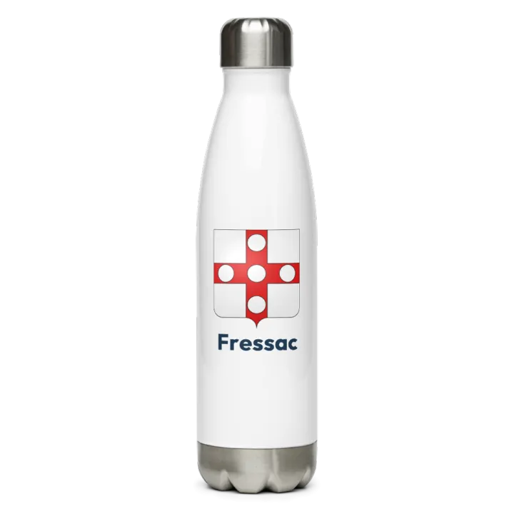 Gourde inox blason de Fressac