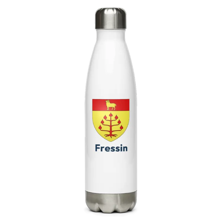 Gourde inox blason de Fressin