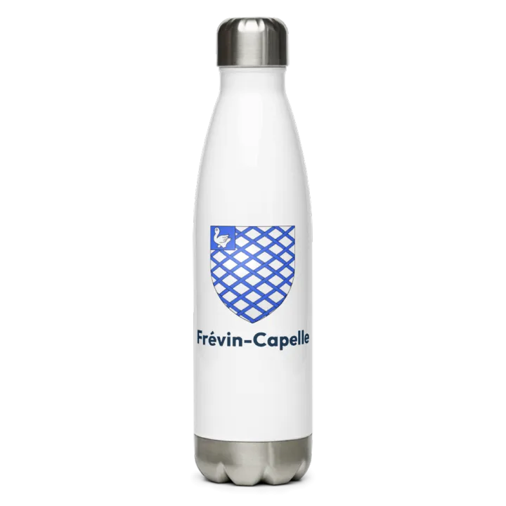 Gourde inox blason de Frévin-Capelle