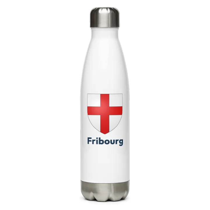 Gourde inox blason de Fribourg