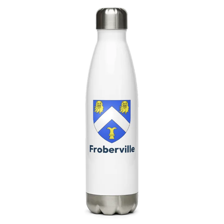 Gourde inox blason de Froberville