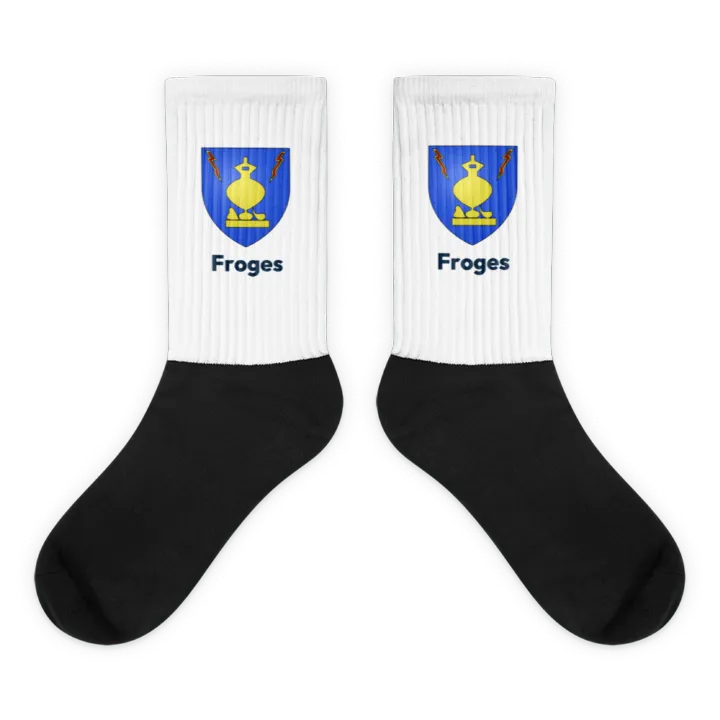 Chaussettes — blason de Froges
