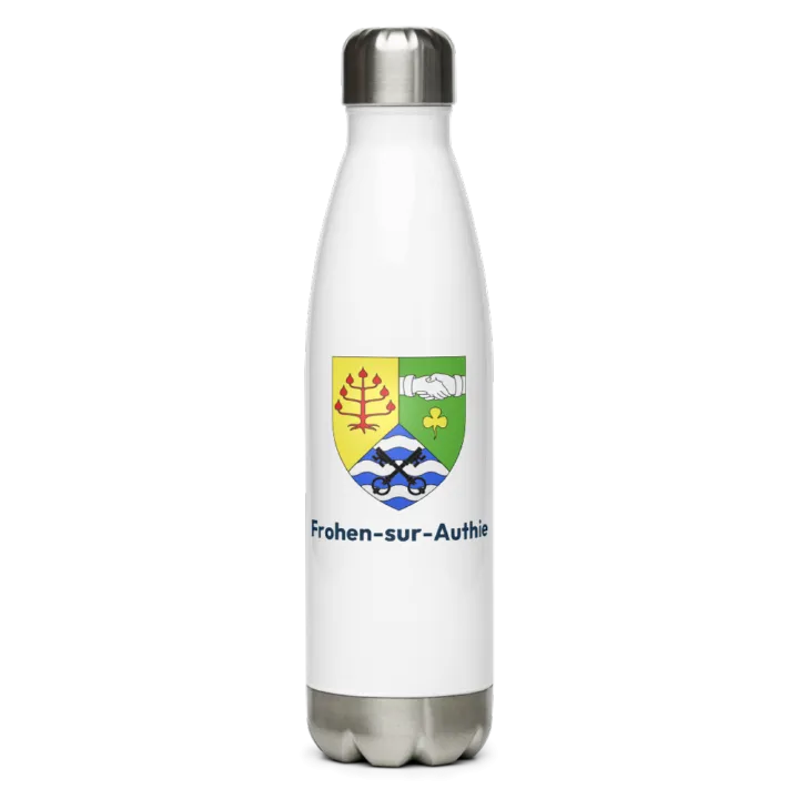 Gourde inox blason de Frohen-sur-Authie