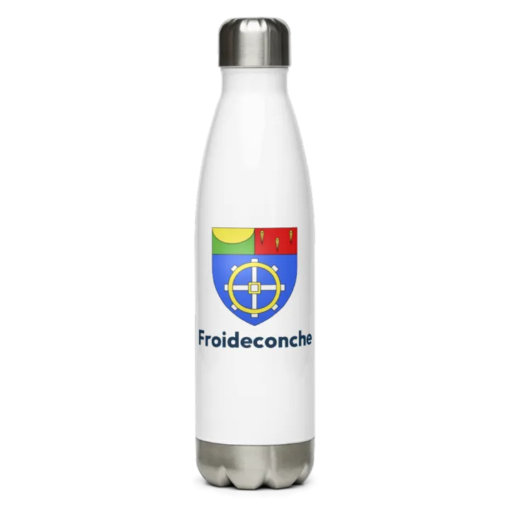 Gourde inox blason de Froideconche