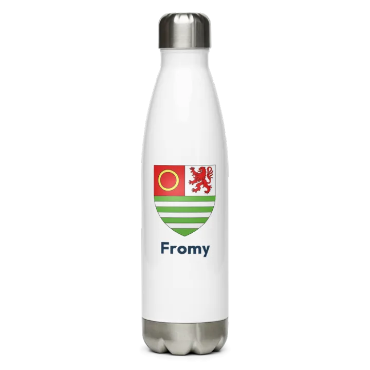 Gourde inox blason de Fromy