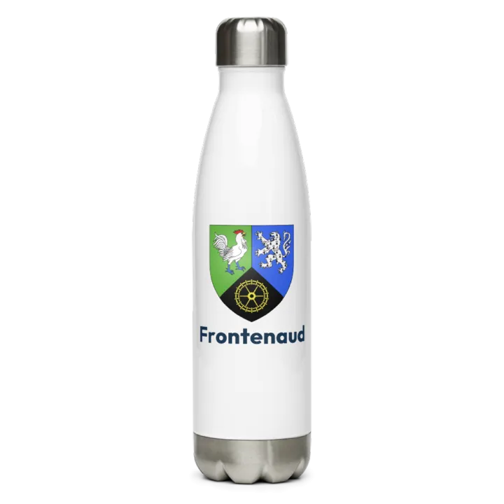 Gourde inox blason de Frontenaud