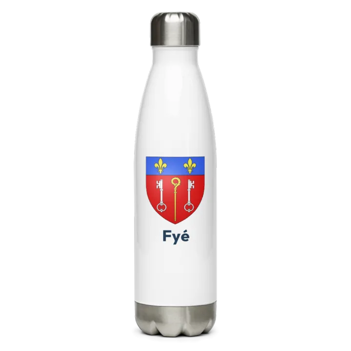 Gourde inox — blason de Fyé