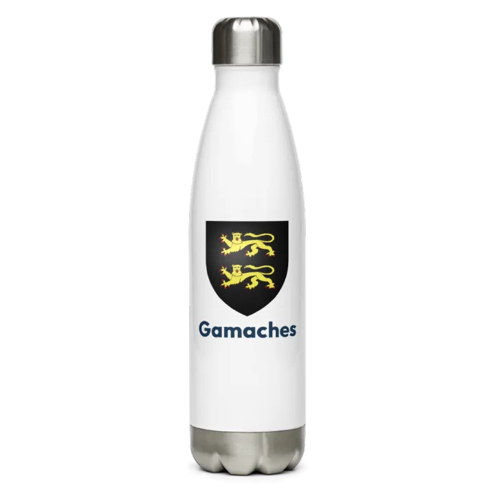 Gourde inox blason de Gamaches