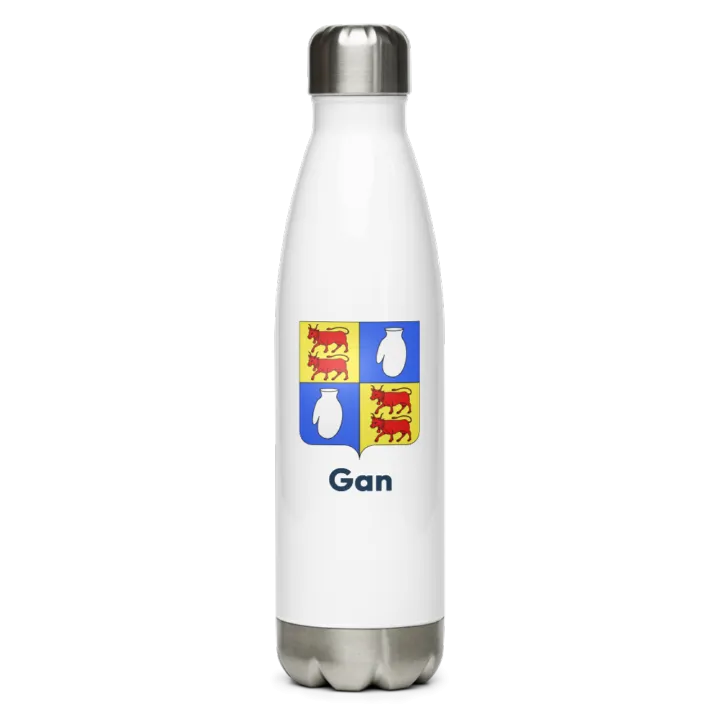 Gourde inox blason de Gan