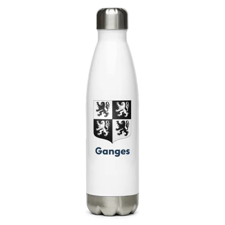 Gourde inox blason de Ganges