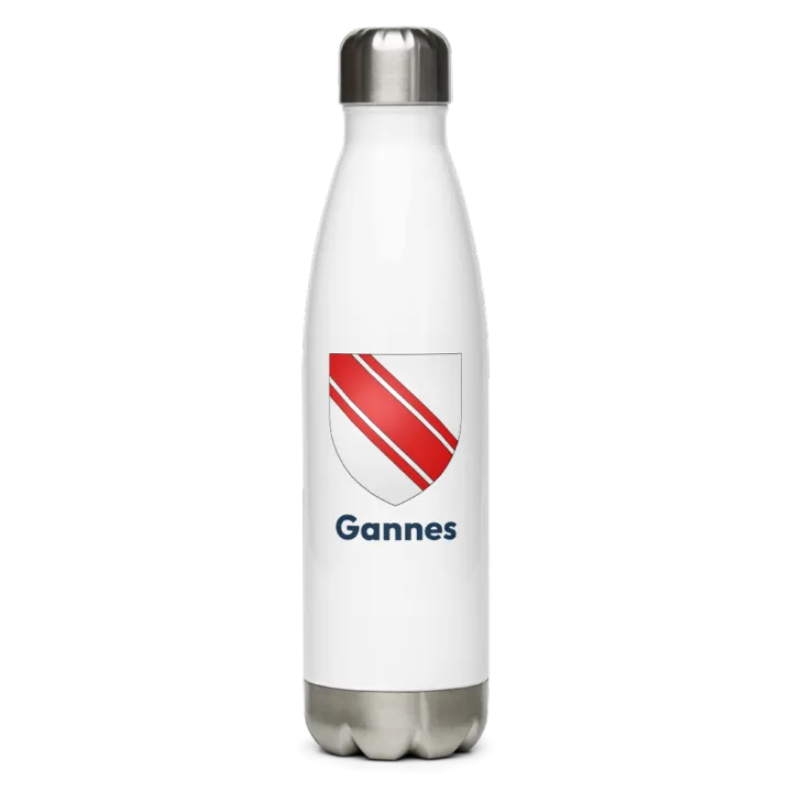 Gourde inox blason de Gannes