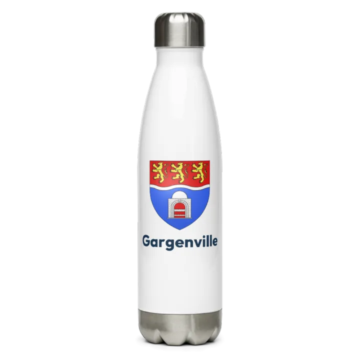 Gourde inox — blason de Gargenville