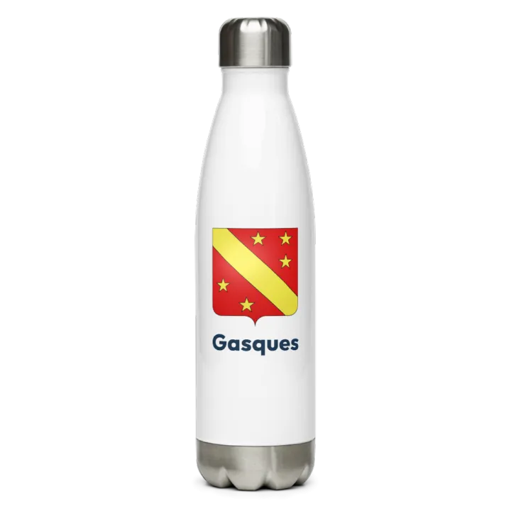 Gourde inox blason de Gasques