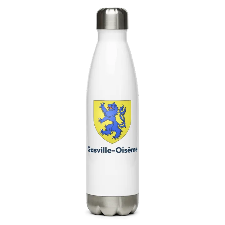 Gourde inox blason de Gasville-Oisème