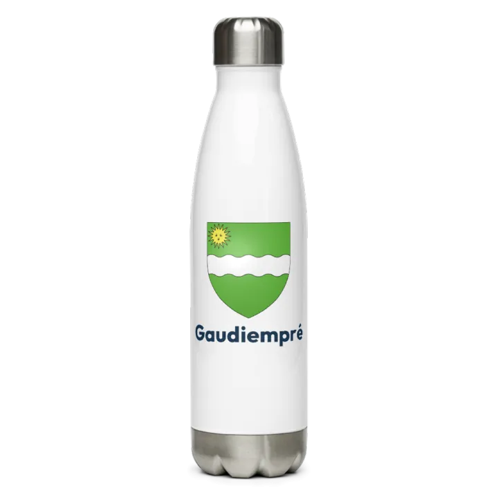 Gourde inox blason de Gaudiempré