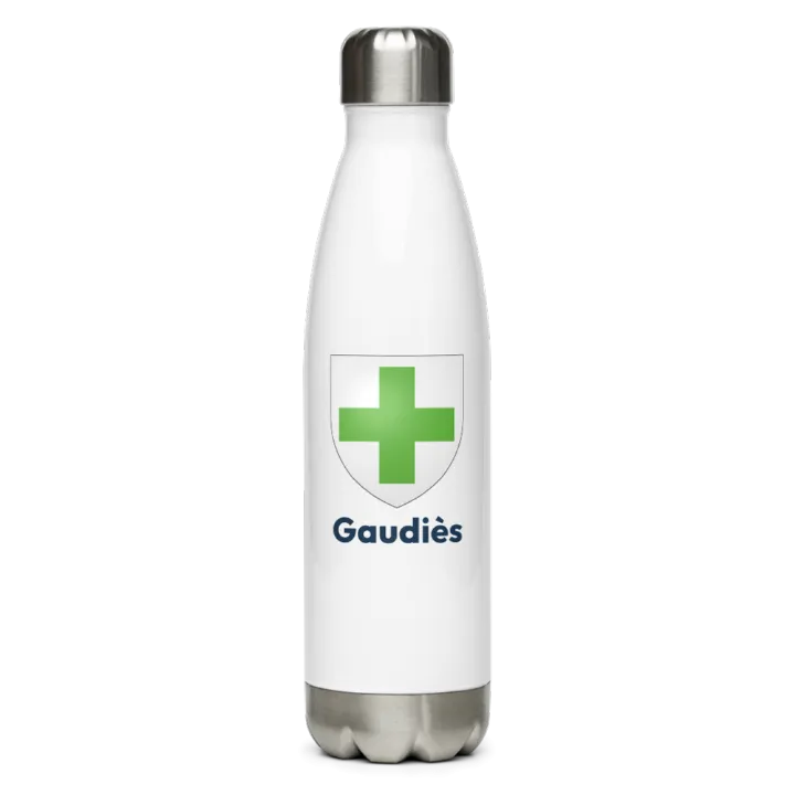 Gourde inox blason de Gaudiès