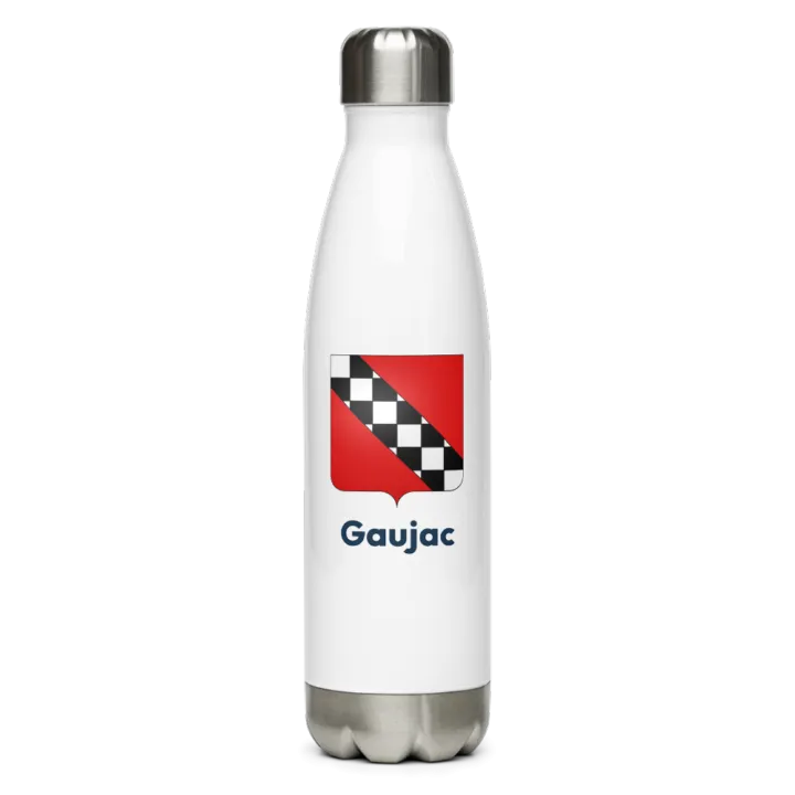 Gourde inox blason de Gaujac