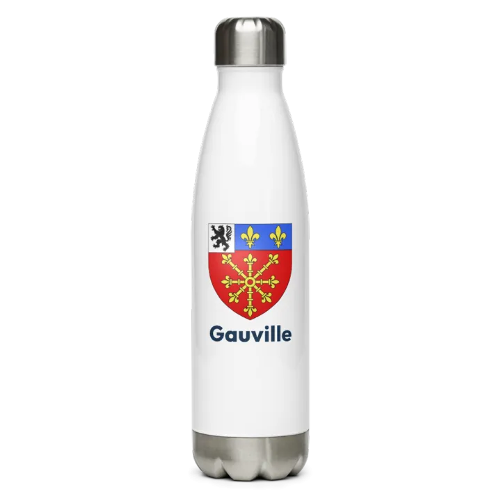 Gourde inox blason de Gauville