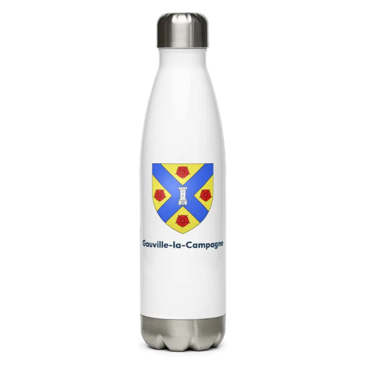 Gourde inox blason de Gauville-la-Campagne