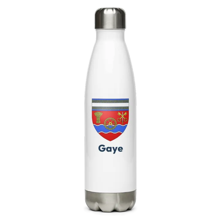 Gourde inox blason de Gaye