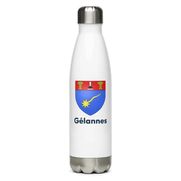 Gourde inox — blason de Gélannes