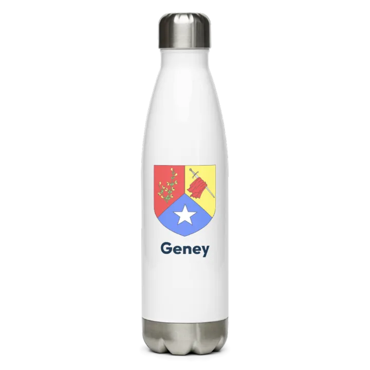 Gourde inox blason de Geney