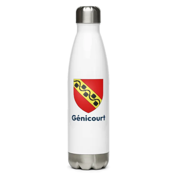 Gourde inox blason de Génicourt