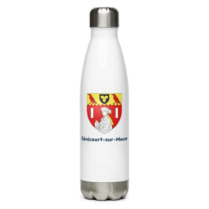 Gourde inox blason de Génicourt-sur-Meuse