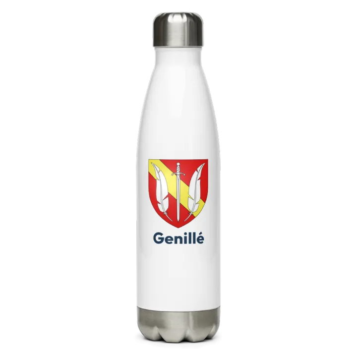 Gourde inox blason de Genillé