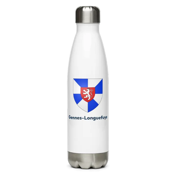 Gourde inox blason de Gennes-Longuefuye
