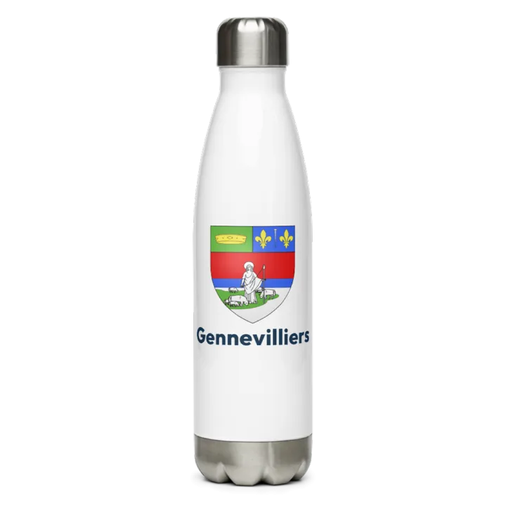 Gourde inox blason de Gennevilliers