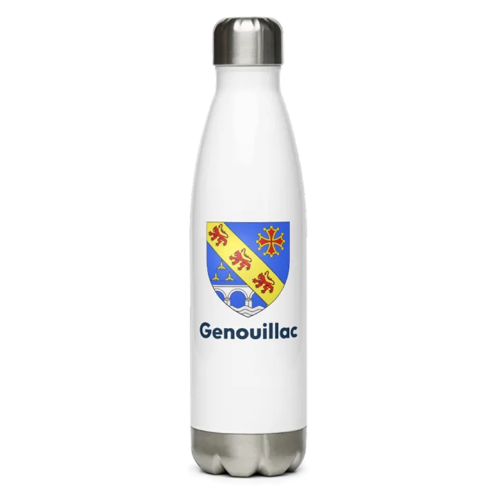 Gourde inox blason de Genouillac